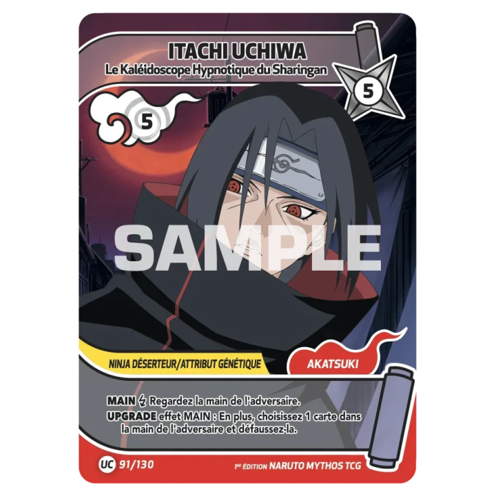 Itachi Uchiwa 091/130 Konoha Shidō