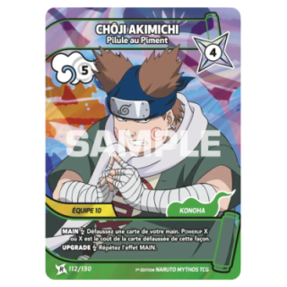 Chôji Akimichi 112/130 Konoha Shidō