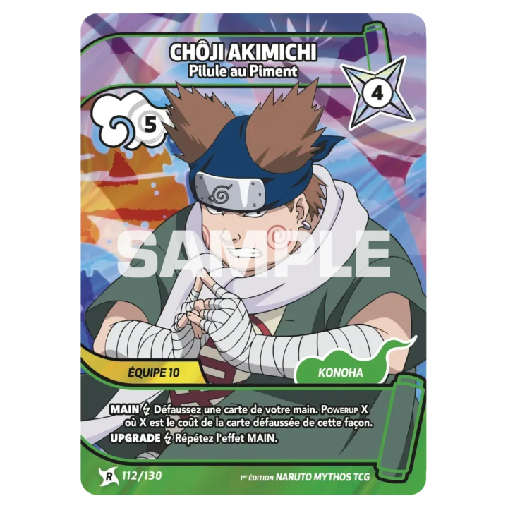 Chôji Akimichi 112/130 Konoha Shidō