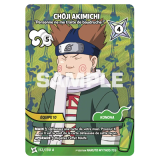 Chôji Akimichi 112/130 Konoha Shidō