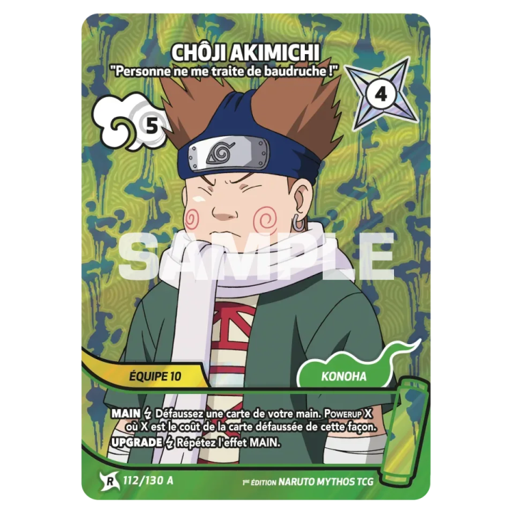 Chôji Akimichi 112/130 Konoha Shidō