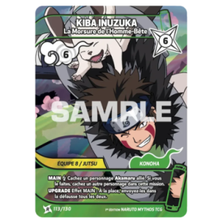 Kiba Inuzuka 113/130 Konoha Shidō