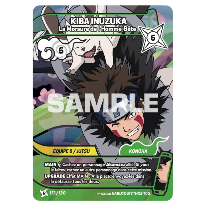 Kiba Inuzuka 113/130 Konoha Shidō