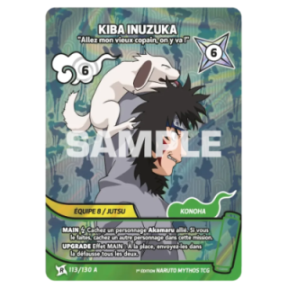 Kiba Inuzuka 113/130 Konoha Shidō