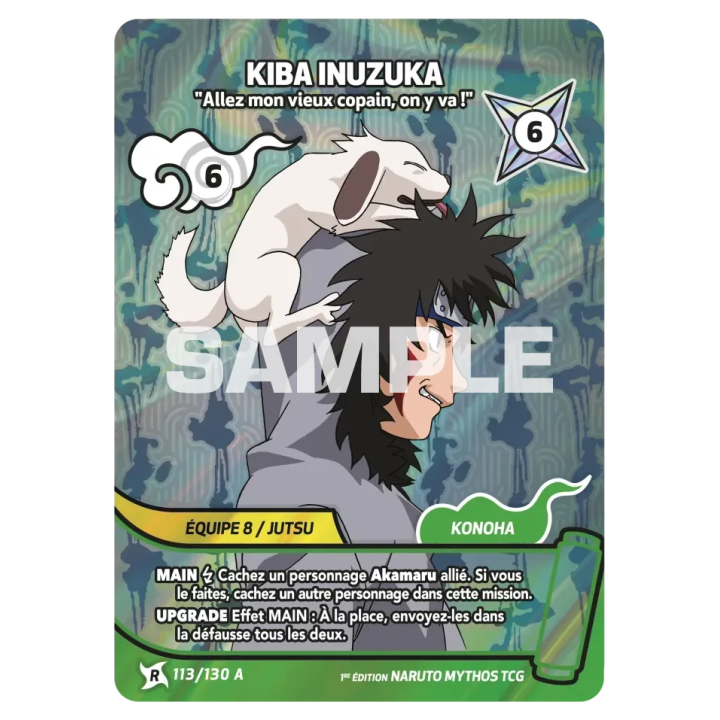 Kiba Inuzuka 113/130 Konoha Shidō