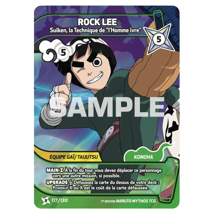 Rock Lee 117/130 Konoha Shidō