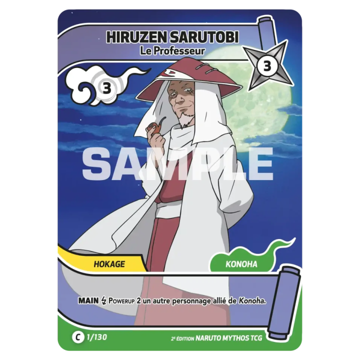 Hiruzen Sarutobi 001/130 Konoha Shidō