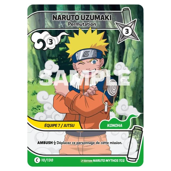 Naruto Uzumaki 010/130 Konoha Shidō