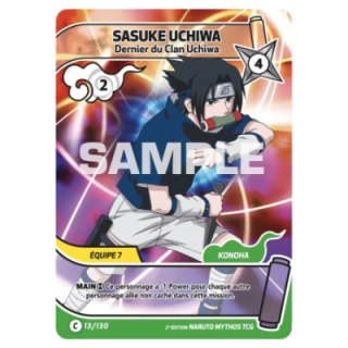 Sasuke Uchiwa 013/130 Konoha Shidō