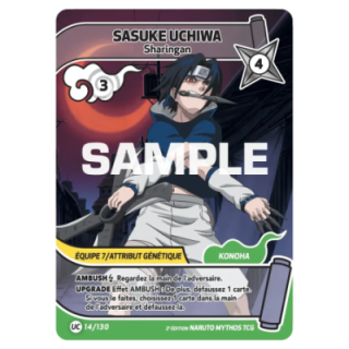 Sasuke Uchiwa 014/130 Konoha Shidō