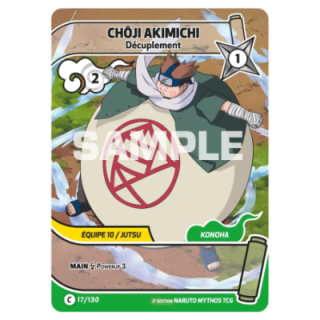 Chôji Akimichi 017/130 Konoha Shidō
