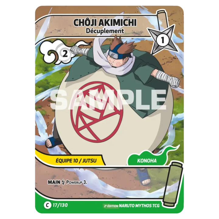 Chôji Akimichi 017/130 Konoha Shidō