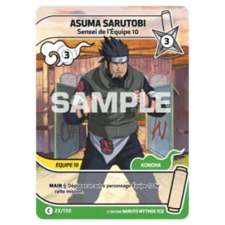 Asuma Sarutobi 023/130 Konoha Shidō