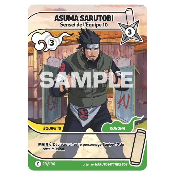 Asuma Sarutobi 023/130 Konoha Shidō