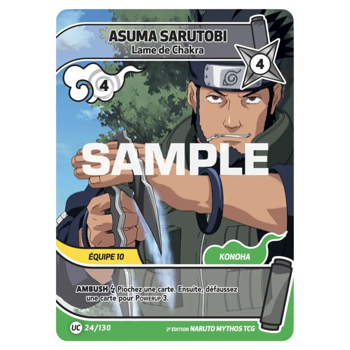 Asuma Sarutobi 024/130 Konoha Shidō