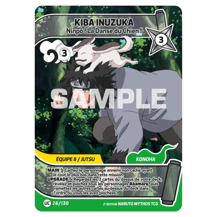 Kiba Inuzuka 026/130 Konoha Shidō