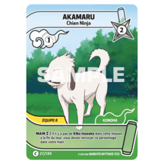 Akamaru 027/130 Konoha Shidō