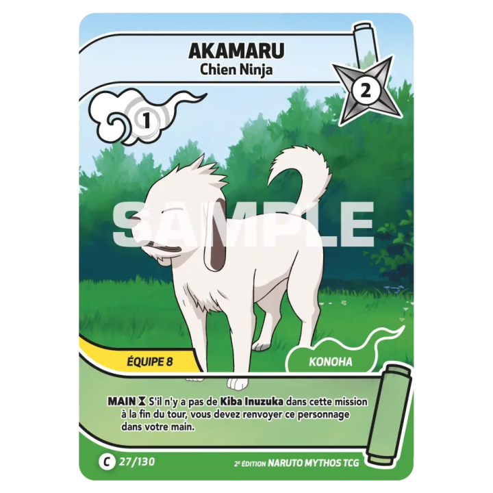 Akamaru 027/130 Konoha Shidō