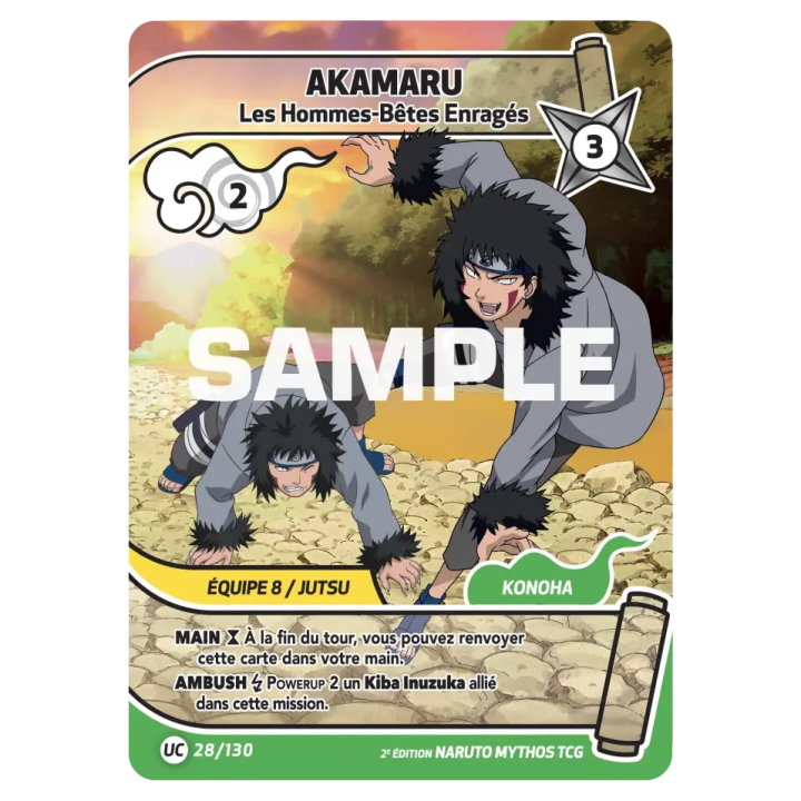 Akamaru 028/130 Konoha Shidō