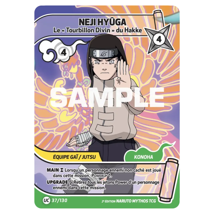 Neji Hyûga 037/130 Konoha Shidō