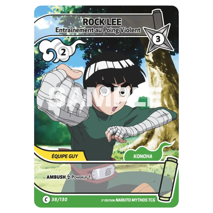 Rock Lee 038/130 Konoha Shidō