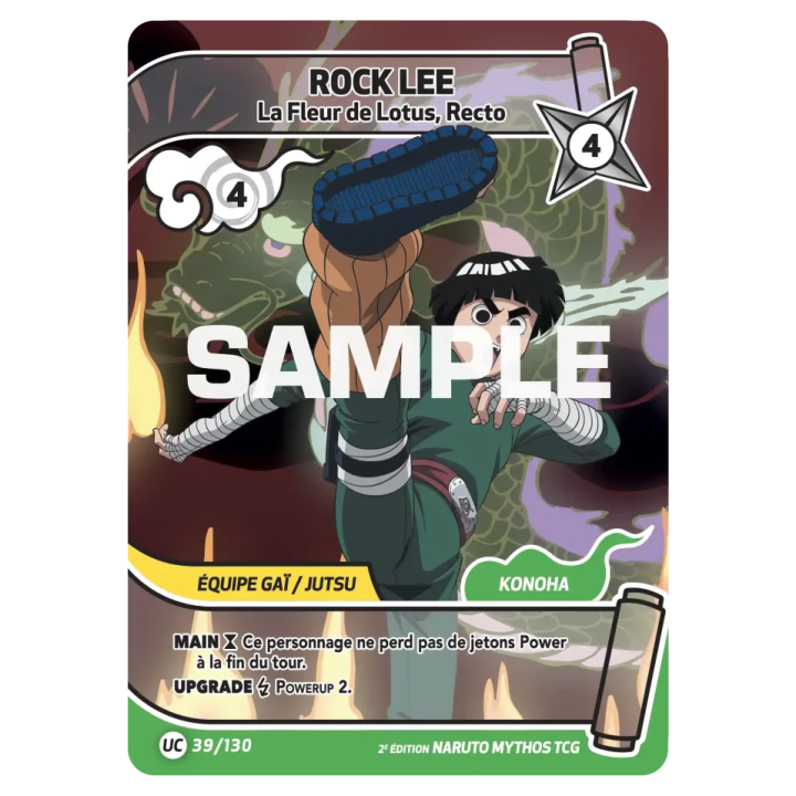 Rock Lee 039/130 Konoha Shidō