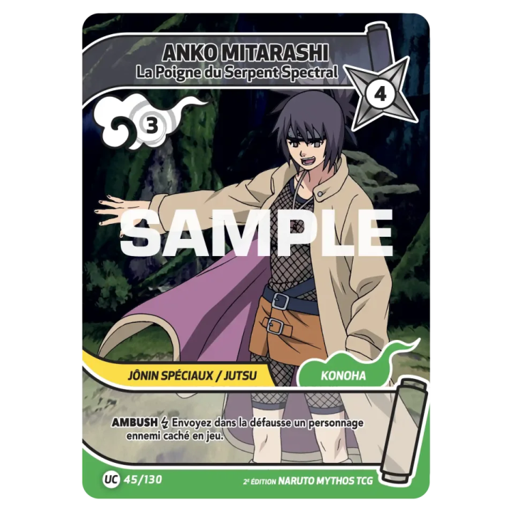 Anko Mitarashi 045/130 Konoha Shidō