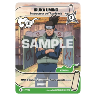 Iruka Umino 047/130 Konoha Shidō