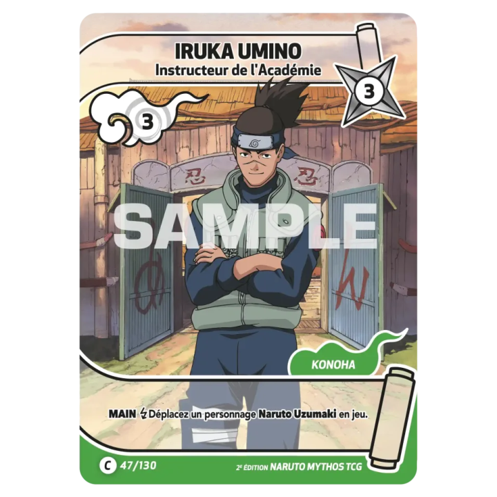 Iruka Umino 047/130 Konoha Shidō