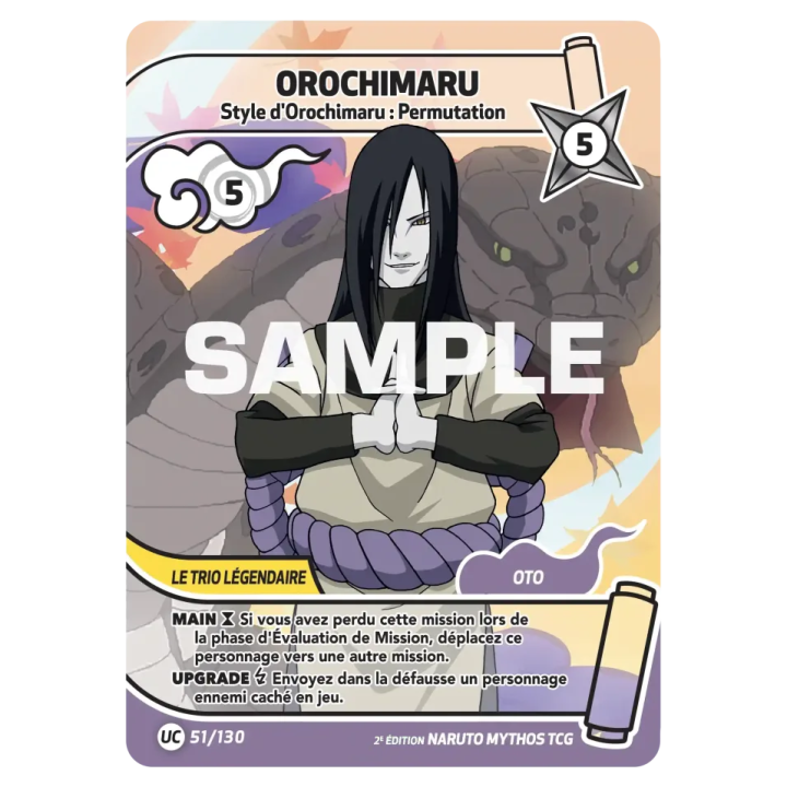 Orochimaru 051/130 Konoha Shidō