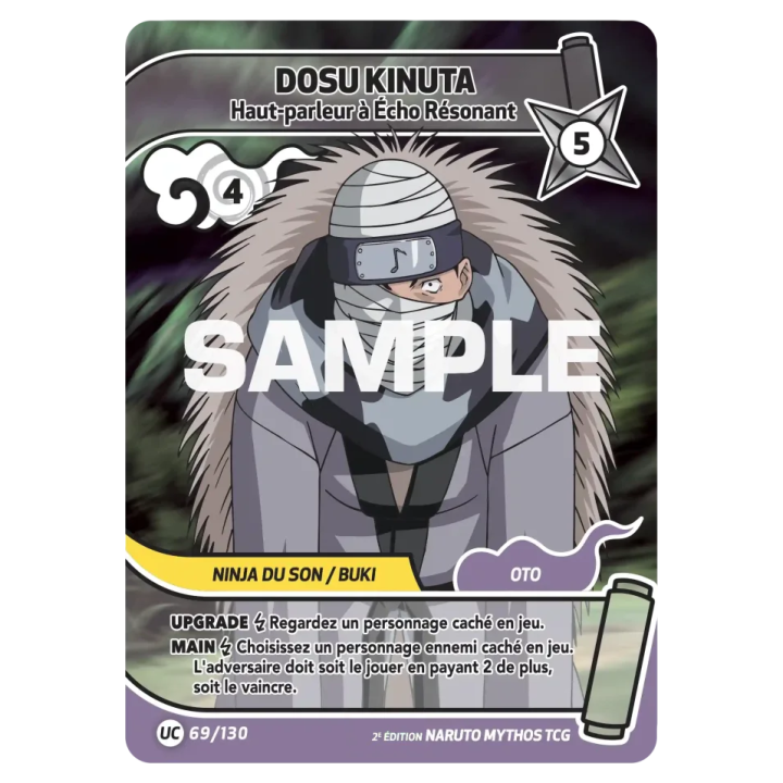 Dosu Kinuta 069/130 Konoha Shidō