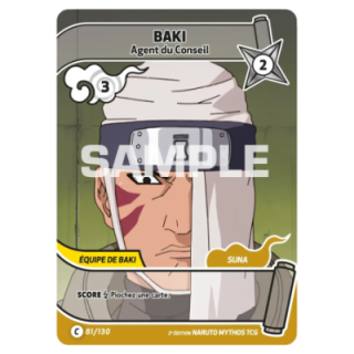 Baki 081/130 Konoha Shidō
