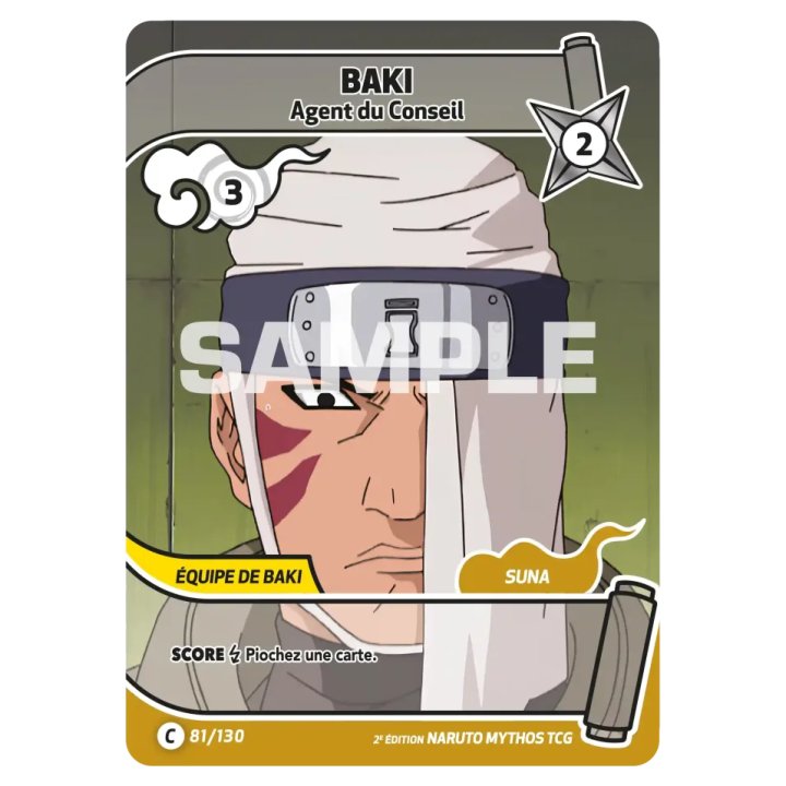 Baki 081/130 Konoha Shidō