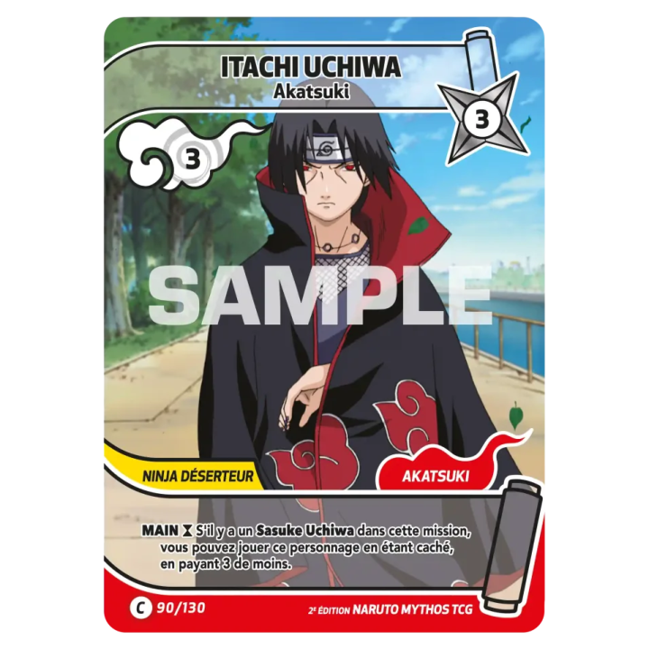 Itachi Uchiwa 090/130 Konoha Shidō