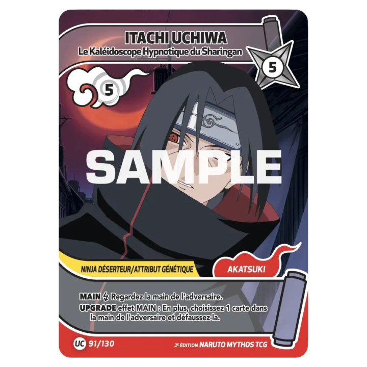 Itachi Uchiwa 091/130 Konoha Shidō