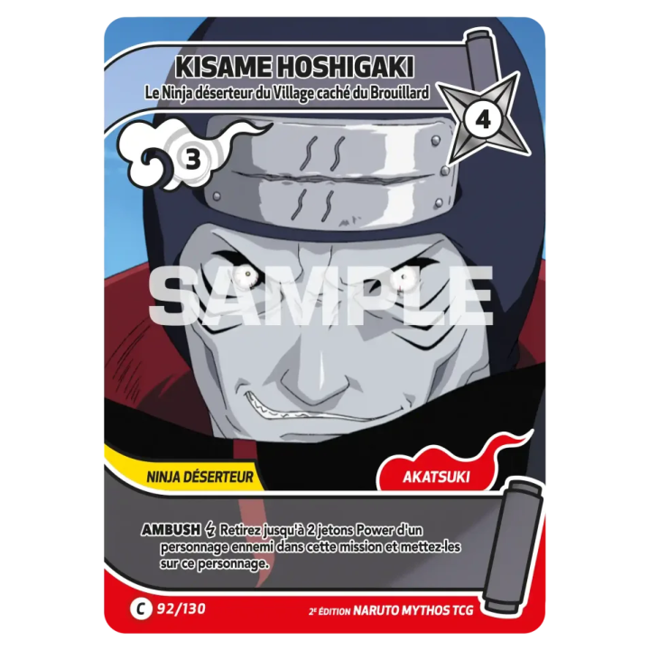 Kisame Hoshigaki 092/130 Konoha Shidō
