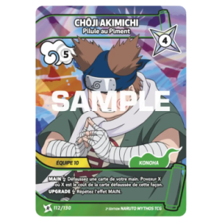 Chôji Akimichi 112/130 Konoha Shidō