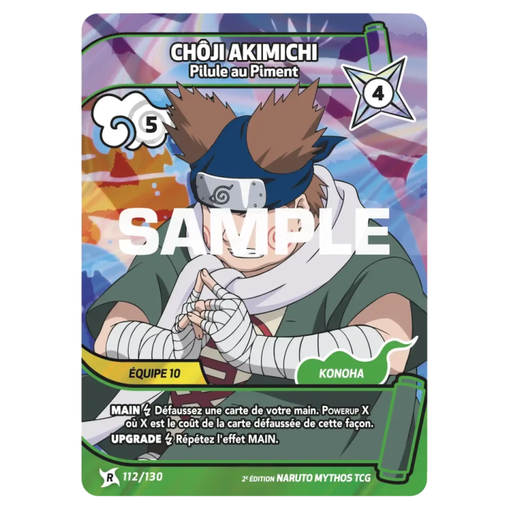 Chôji Akimichi 112/130 Konoha Shidō