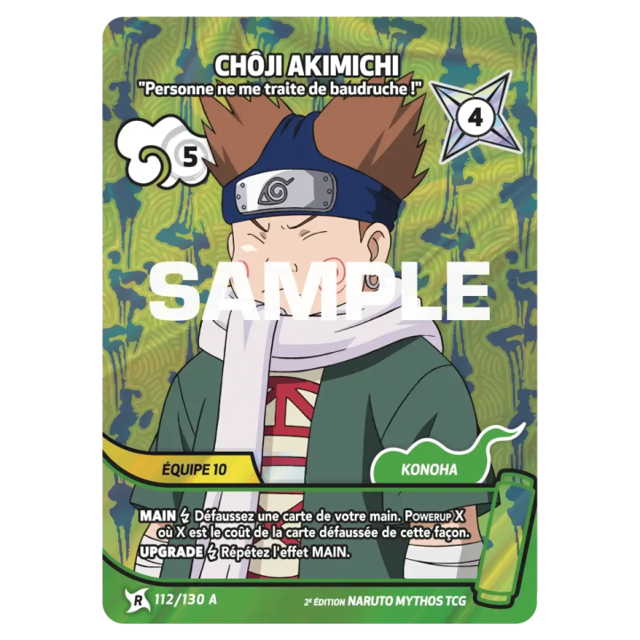 Chôji Akimichi 112/130 Konoha Shidō