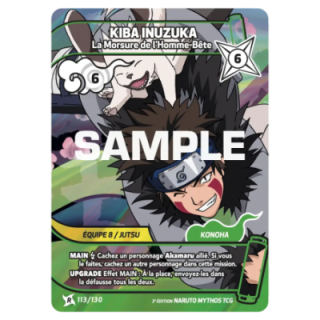 Kiba Inuzuka 113/130 Konoha Shidō