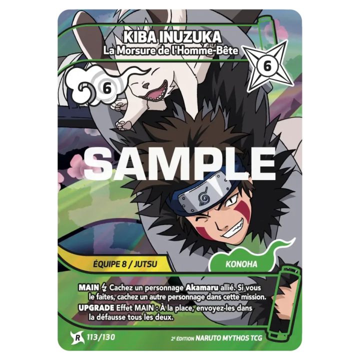 Kiba Inuzuka 113/130 Konoha Shidō