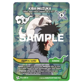 Kiba Inuzuka 113/130 Konoha Shidō
