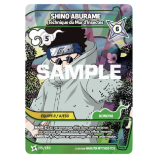Shino Aburame 115/130 Konoha Shidō