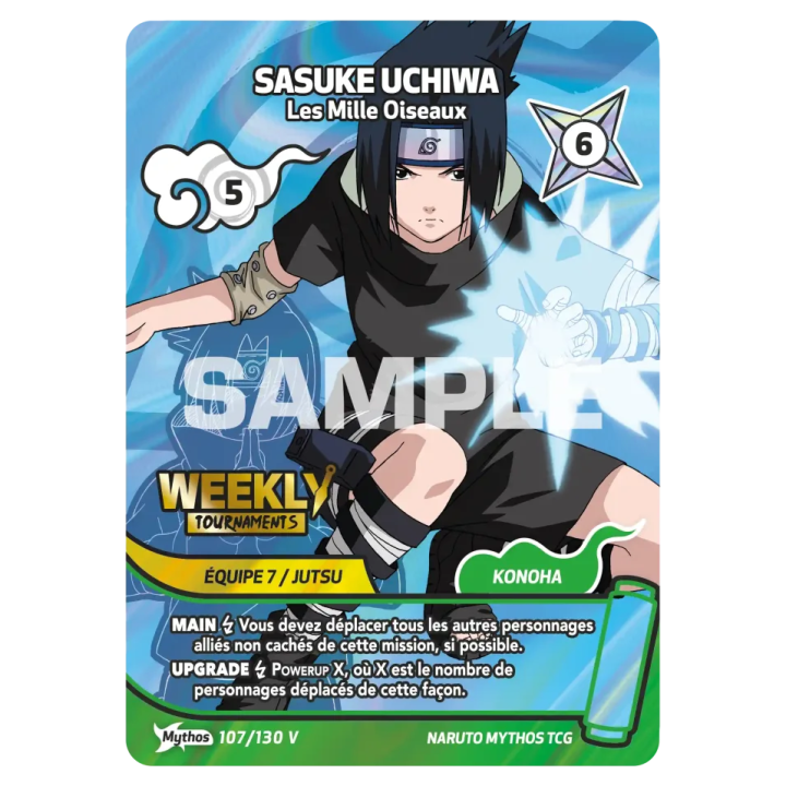 Sasuke Uchiwa 107/130 Konoha Shidō