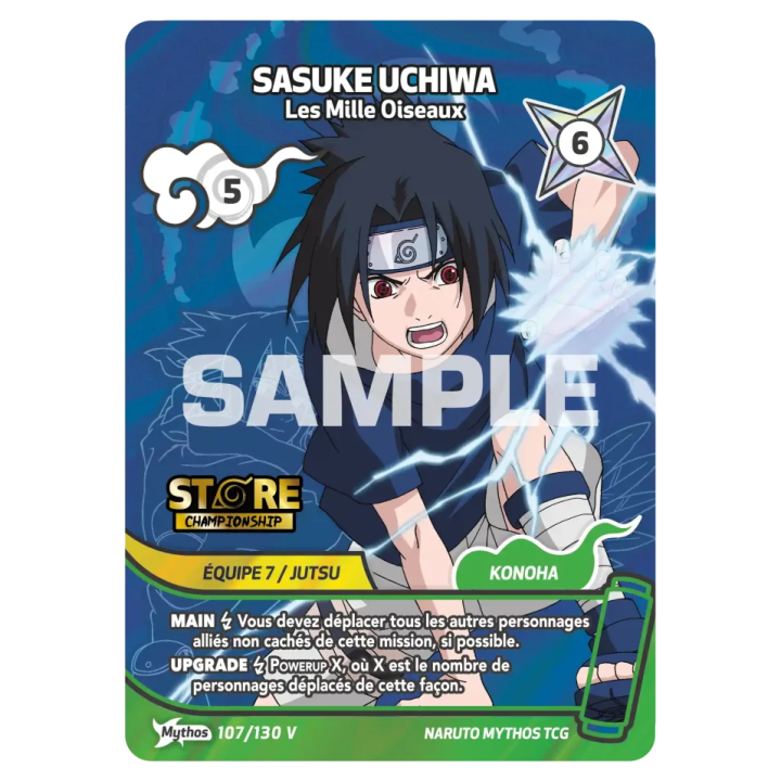 Sasuke Uchiwa 107/130 Konoha Shidō