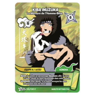 Kiba Inuzuka 113/130 Konoha Shidō