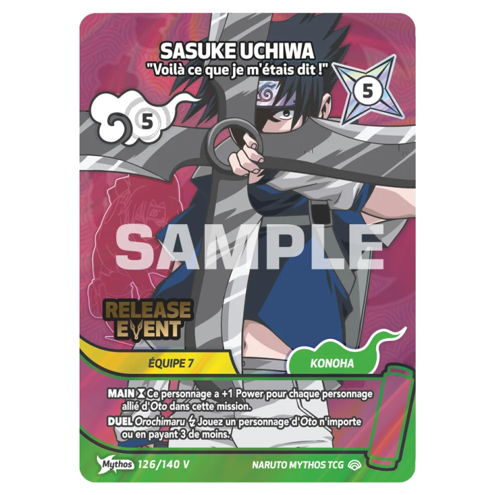 Sasuke Uchiwa 126/140 Shinobi Shiren