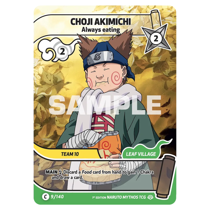 Chôji Akimichi 009/140 Shinobi Shiren