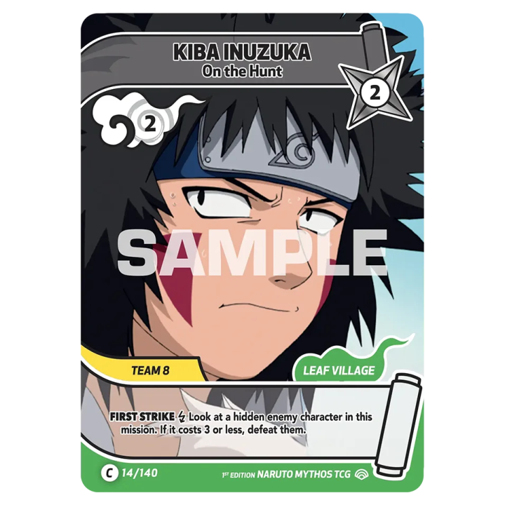 Kiba Inuzuka 014/140 Shinobi Shiren