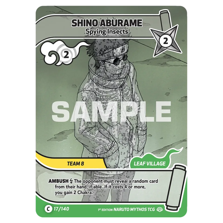 Shino Aburame 017/140 Shinobi Shiren